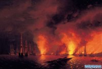 Синопский бой 18 ноября 1853 года (ночь после боя). 1853.jpg