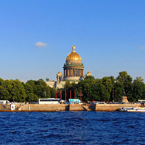 СПб. Вид на Исаакий с Невы