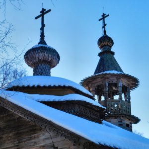 Великий Новгород. Витославицы, музей деревянного зодчества.