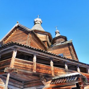 Великий Новгород. Витославицы, музей деревянного зодчества.