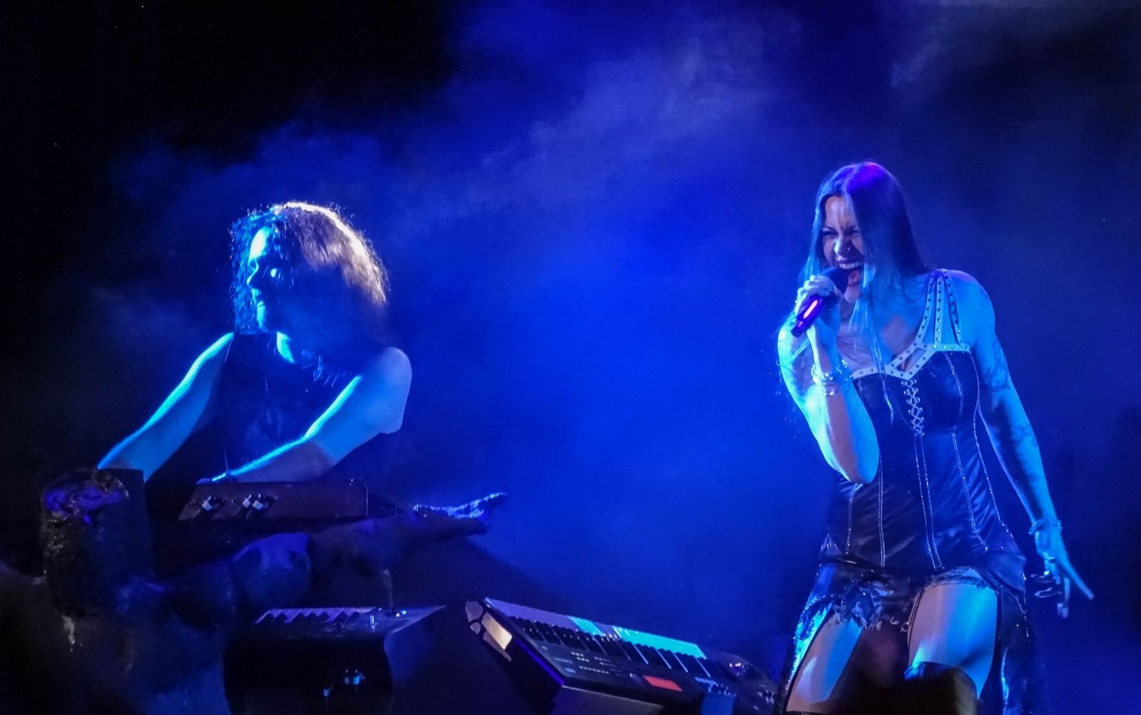 Floor Jansen vocals & Tuomas Holopainen keyboards