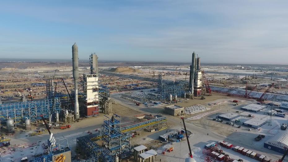 Строительство Амурского газоперерабатывающего завода «Газпрома»